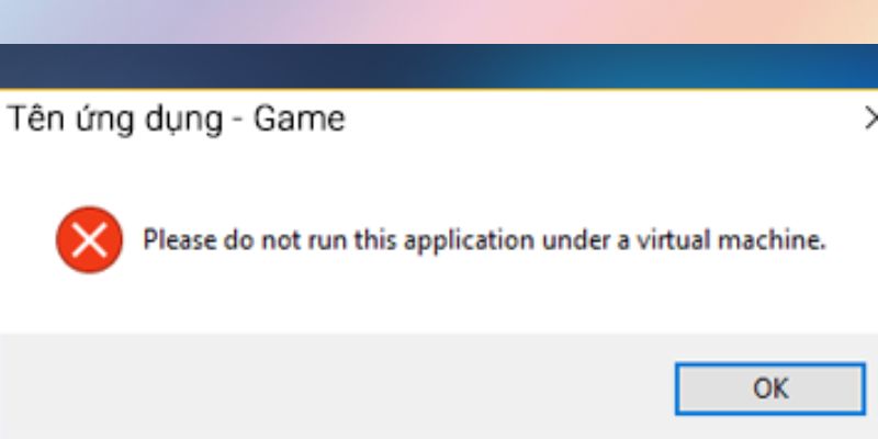 Game không thể khởi chạy